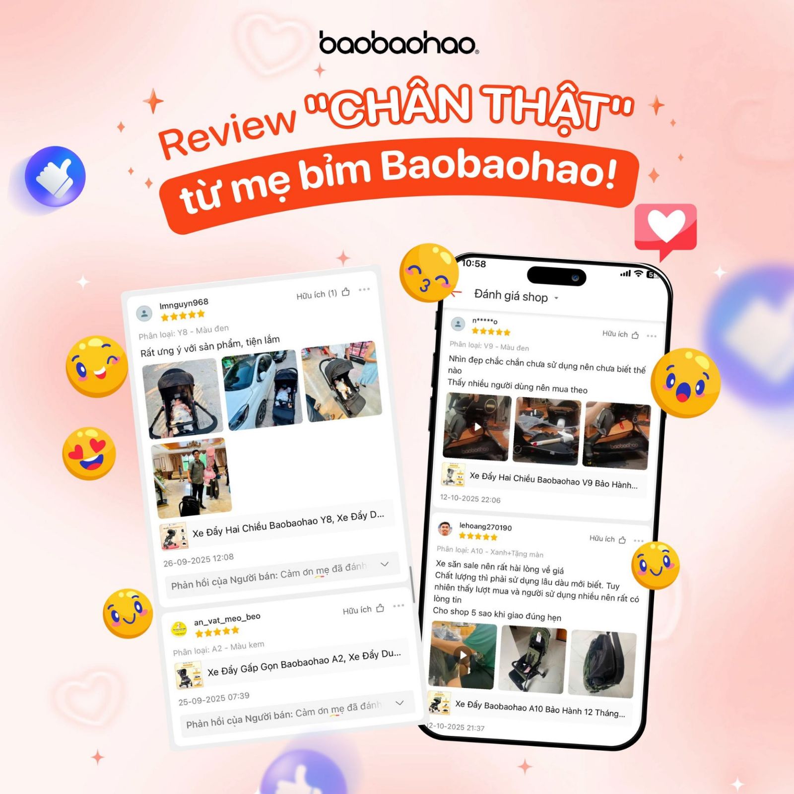 Hình ảnh cho danh mục REVIEW XE ĐẨY BAOBAOHAO TỪ MẸ BỈM 