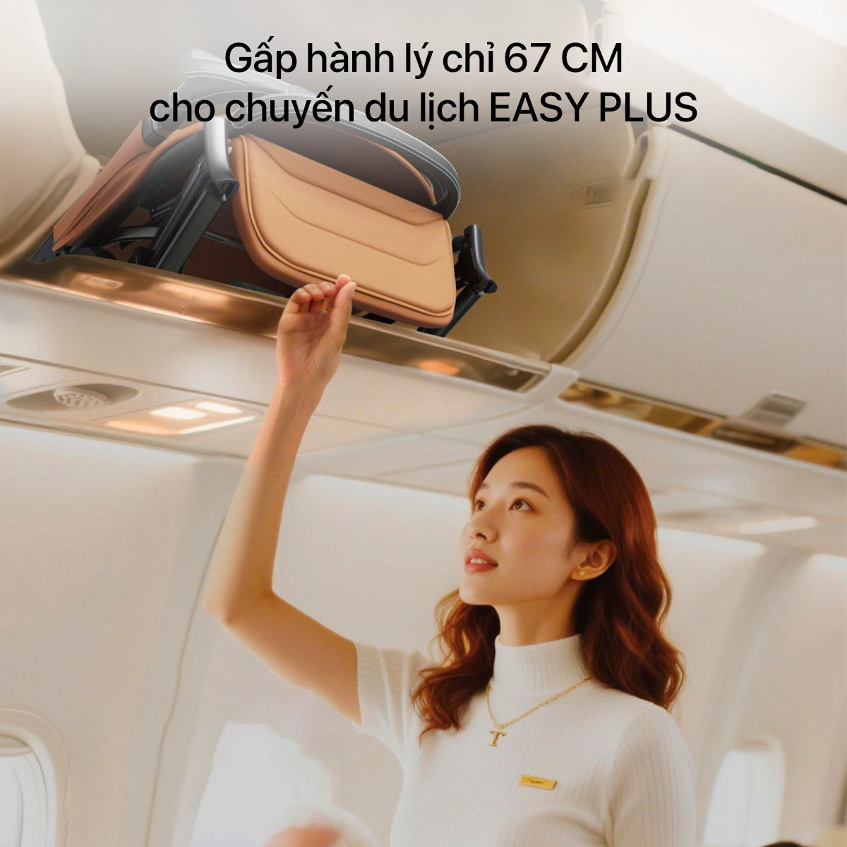 Xe đẩy Baobaohao Z5 gấp gọn để được trên máy bay
